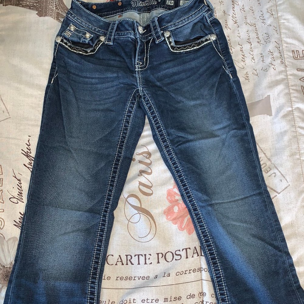 Size 26 - MissMe Studded Bootcut